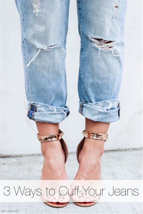 how to cuff boyfriend jeans.